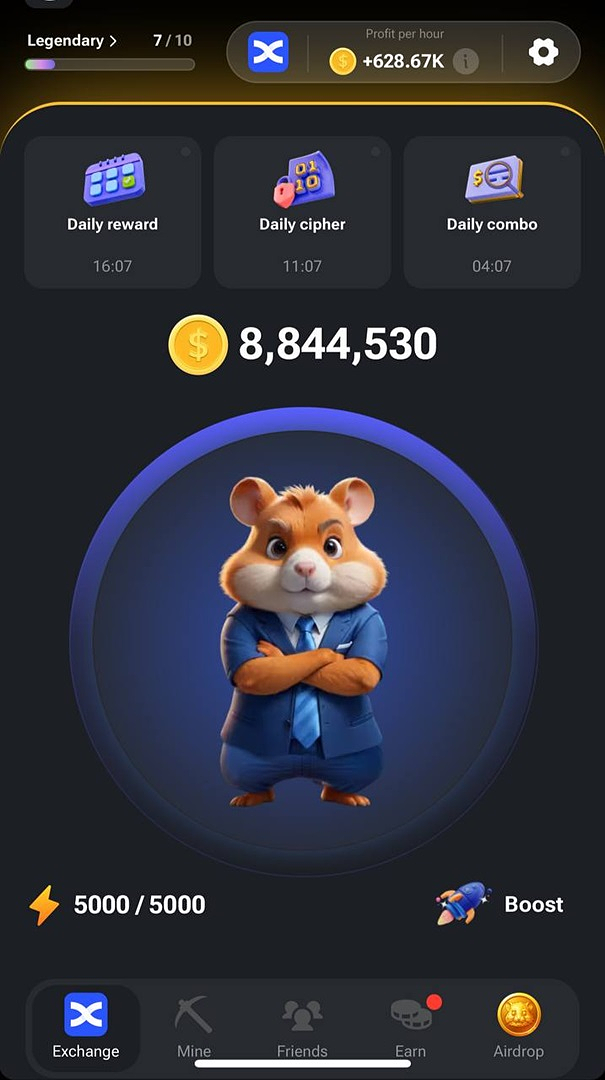 Hamster Kombat on Telegram