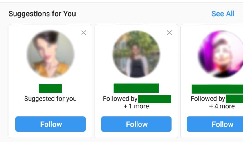 معنی suggestions for you در اینستاگرام چیست؟