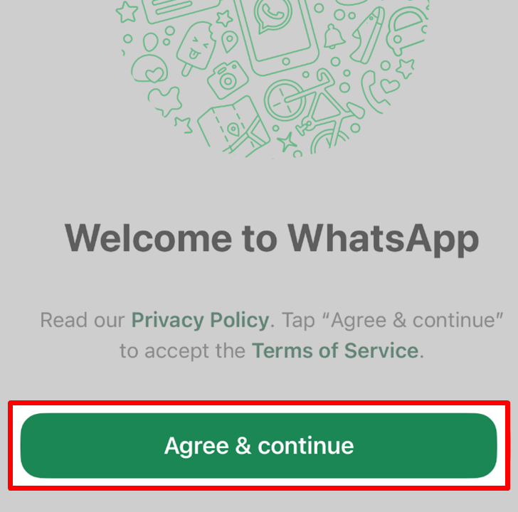 agree WhatsApp policies