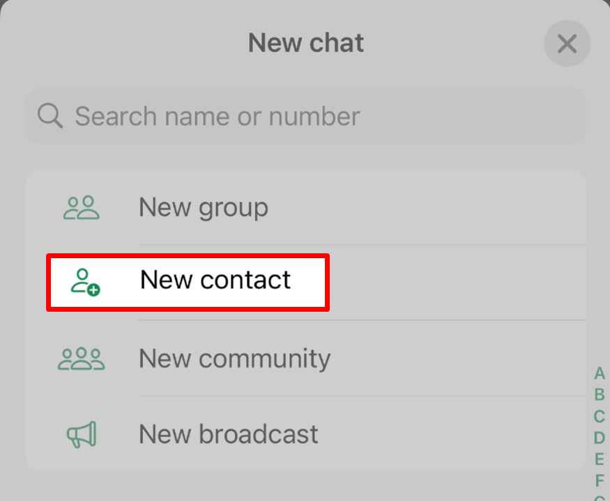 How to add contacts in WhatsApp?