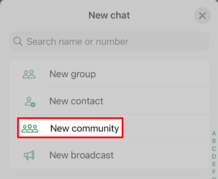 create community WhatsApp