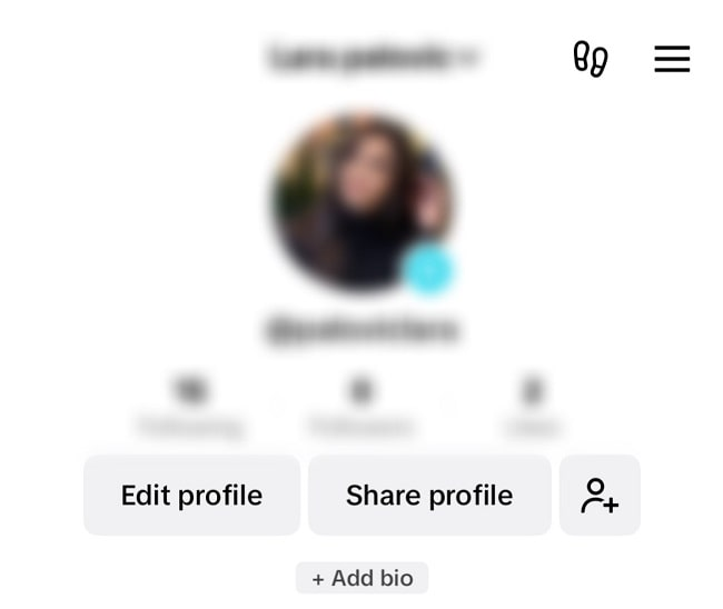 How to Change Phone Number on TikTok -Step 1