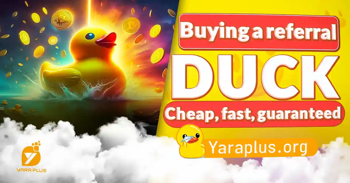 Buy Ducks Referrals 🦆 Referrals to @duckscoop_bot cheap, fast, guaranteed from YaraPlus