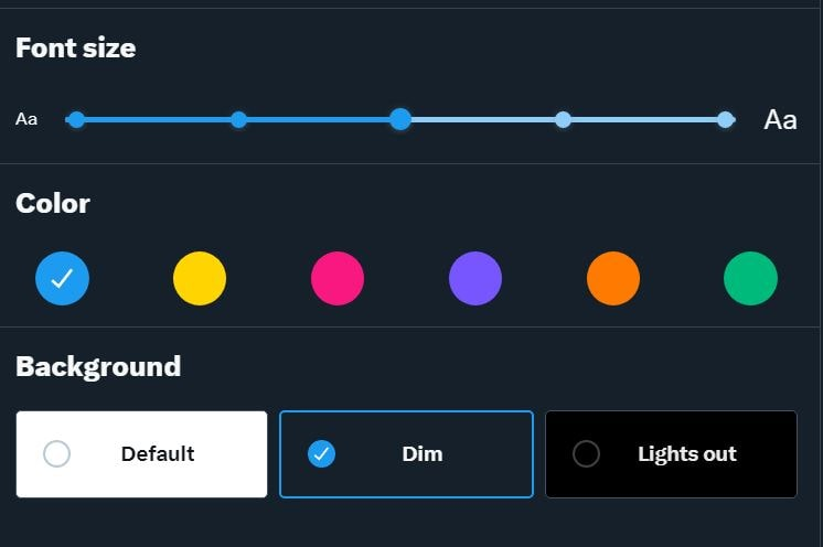 Dark Mode Twitter