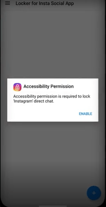 اجازه‌های دسترسی به نرم افزار Locker for insta social App