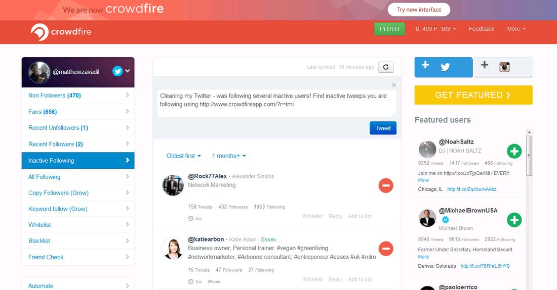 برترین ابزارهای آنالیز اینستا Crowdfire