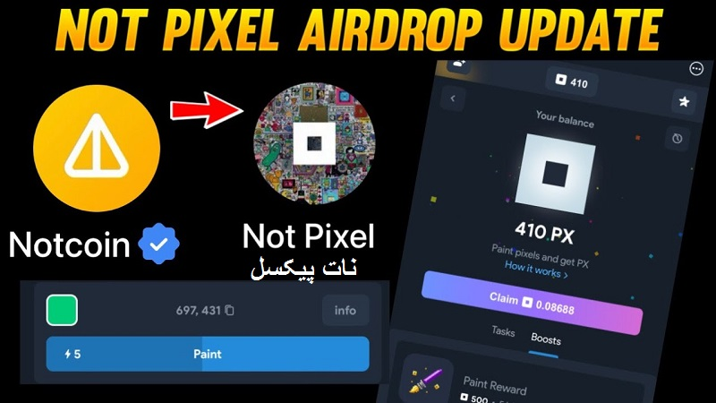   خرید زیر مجموعه ربات نات پیکسل Not Pixel