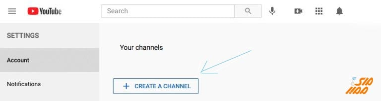 ایجاد یک حساب یوتیوب