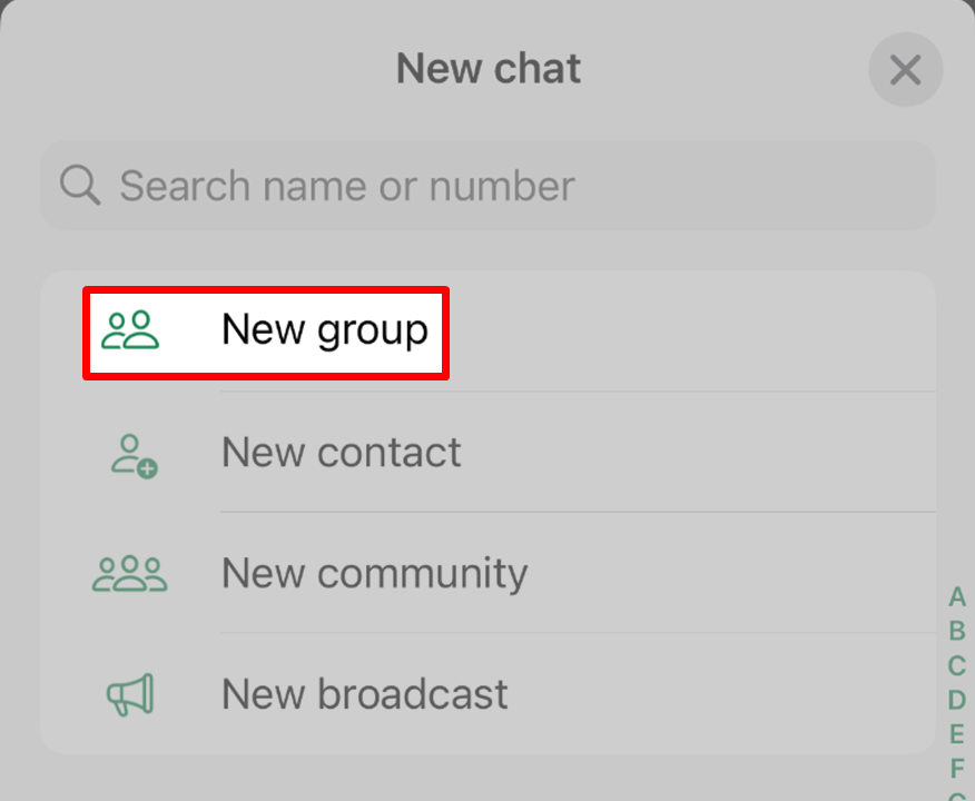 How to create a group on WhatsApp?