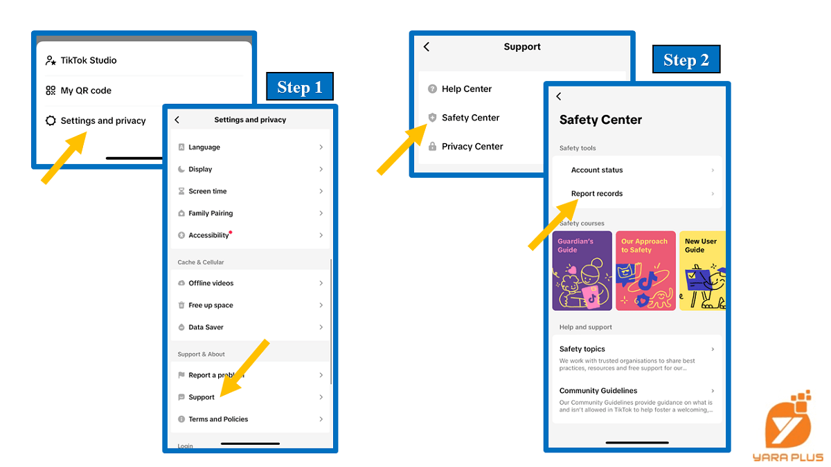 How to Use TikTok’s Help Center to Report Problems?