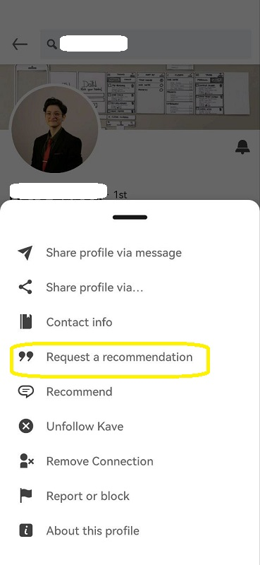 Request a   Recommendation