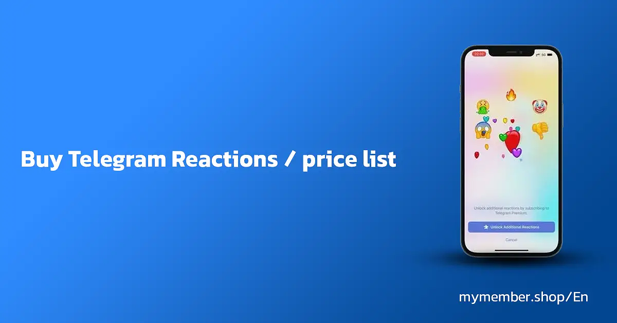 Buy Telegram Reactions Cheap & Real