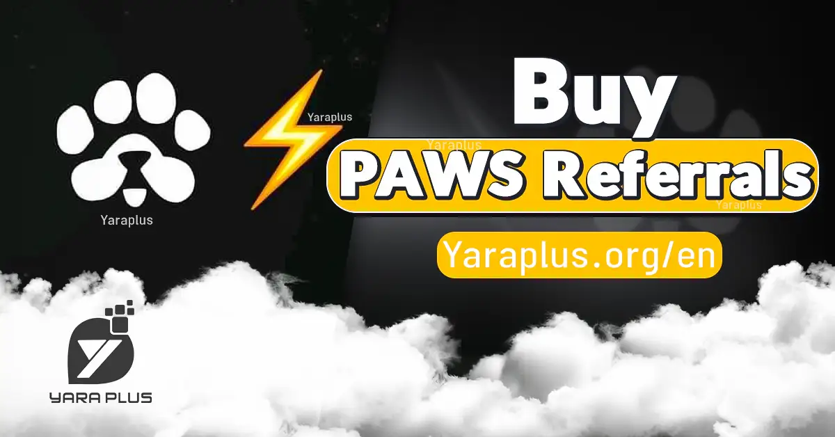 Buy PAWS Referrals 🐾 Buy @PAWSOG_bot Referrals