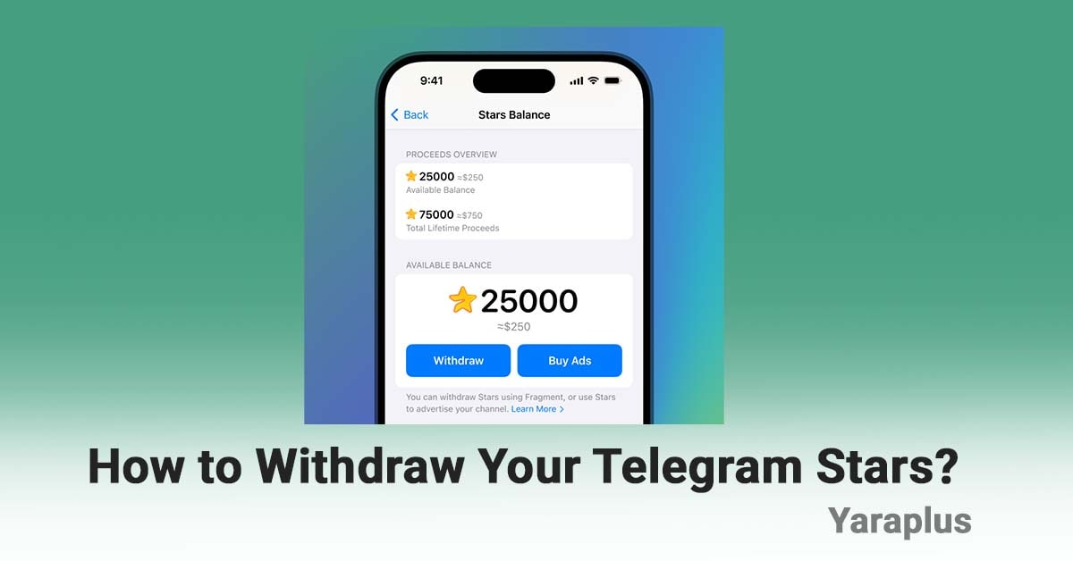 How to Withdraw Your Telegram Stars?