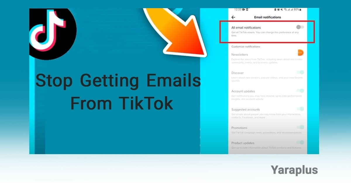 How to Stop Getting Emails from TikTok?