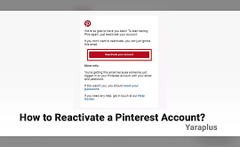 How to Reactivate a Pinterest Account?