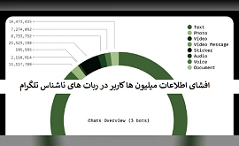 افشای اطلاعات میلیون‌ ها کاربر در ربات‌ های ناشناس تلگرام